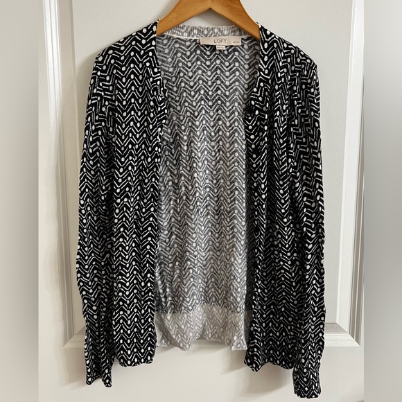 LOFT Petite XXS Crew Neck Cardigan - Picture 1 of 5